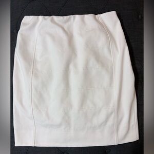 White House Black Market Cream Pencil Skirt
